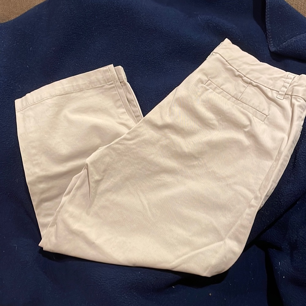 Croft & Barrow classic fit stretch capri - Khaki Size 10